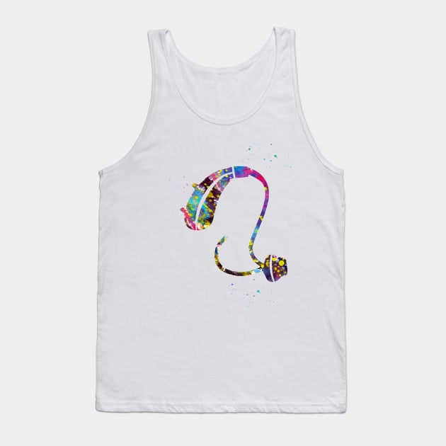 Hearing Aid Tank Top by erzebeth